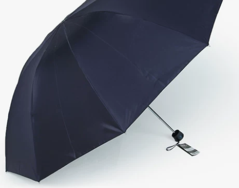 天堂伞黑胶折叠加大加固双人男女钢 天堂黑胶...