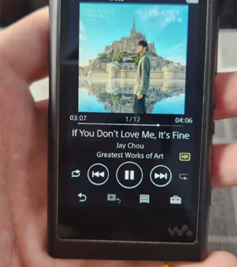 索尼随身听NW-A55，成色很新，带原装降...