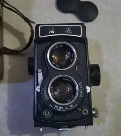 海鸥4b老相机，快门延时都正常，成色皮套都...