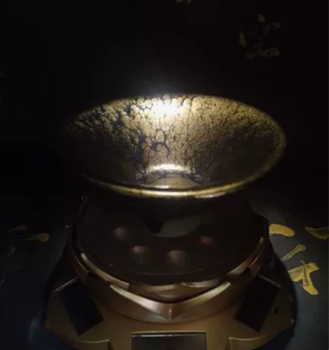 国大师黄美金金油滴大口径撇口建盏茶器紫砂壶...