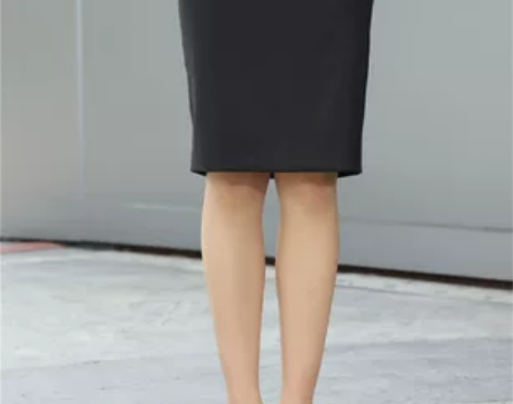 同步款! TH女经典款精纺纯羊毛带衬铅笔裙...
