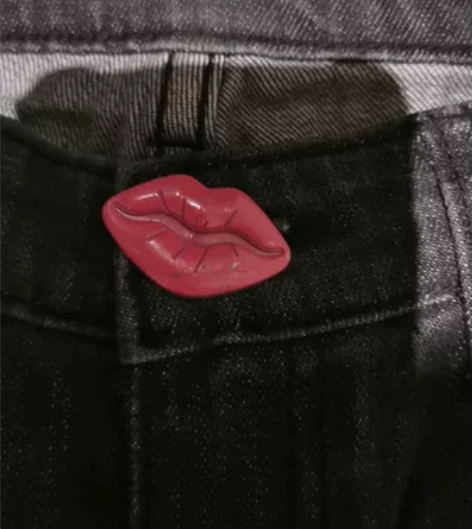 spiralgirl 水洗做旧铆钉破洞瘦直...