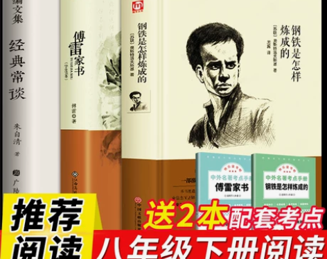 钢铁是怎样炼成的和傅雷家书 初中正版原著 ...