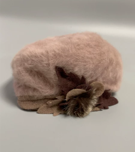 出口英国，外贸样品，安哥拉兔毛帽，贝雷帽，...