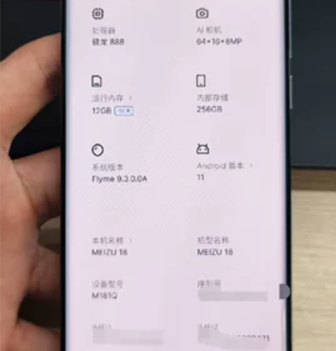 魅族18渡海12+256顶配，已更换苹果，...