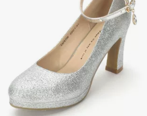 春秋配旗袍女鞋走秀高跟鞋粗跟防水台真皮单鞋...