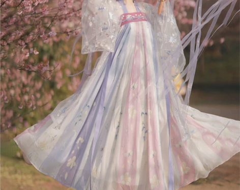 ?【樱洛】茗月萱 齐胸襦裙 套装 汉服 刺...