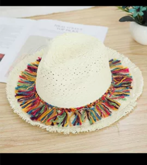 遮阳帽子男士夏季草帽大帽檐儿童亲子防晒沙滩...