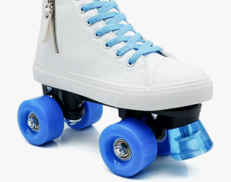 拉链双排溜冰鞋旱冰鞋四轮轮滑 感兴趣的话点...