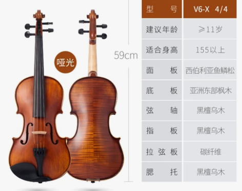 【双11狂欢价】状元郎小提琴初学者V6考级...
