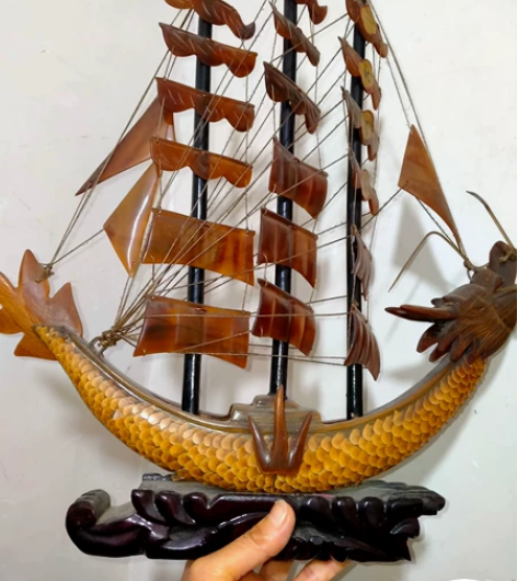 八十年代一帆风顺老牛角帆船， 80年代老牛...