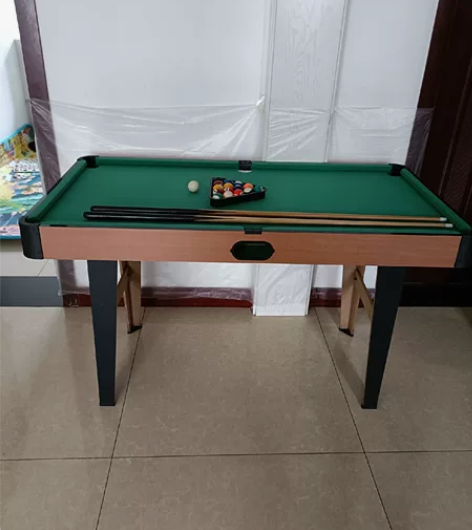 台球桌家用标准美式木制桌面  宝贝玩过几次...