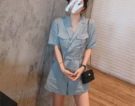 现货莉贝琳连体裤女2020春季新款OL职业...