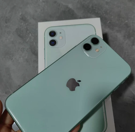iphone苹果11国行绿色64G 一切正...