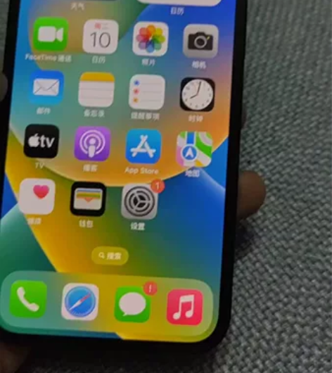 苹果12mini64G黑色，美版有锁TF版...