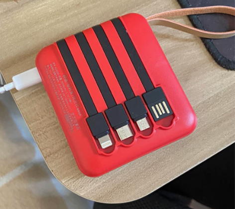 自带线充电宝大容量充电宝快充充电宝华为20...