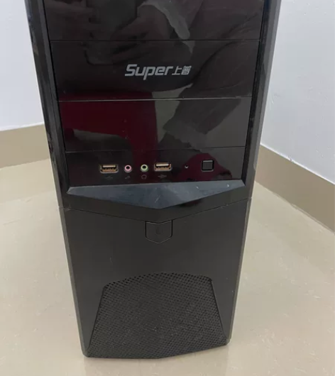 上普机箱 原装主机拆卸，除了有小部分生锈，...