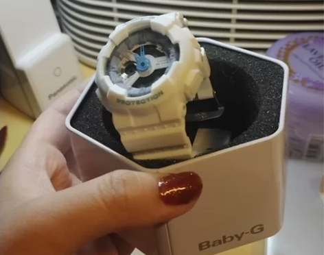 CASIO Baby-G 蓝色 高三收到的...