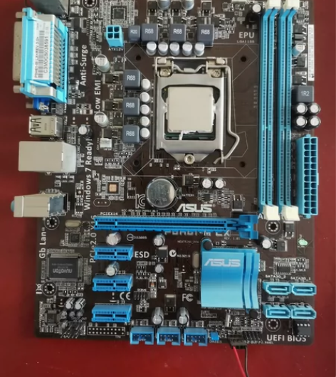 华硕P8H61主板+CPU i3 2100...