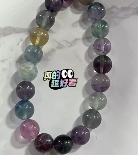 天然萤石手串 女人石 女性佩戴很好哦 详细...