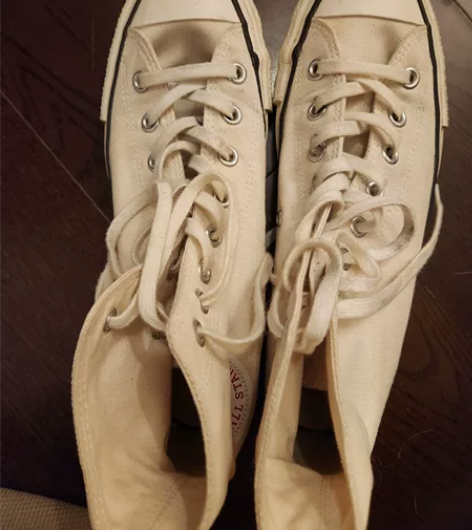 日产匡威 白高 converse 1980...