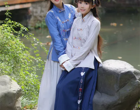 ?兰若庭 汉服 流年 立领 买回来就没穿过...