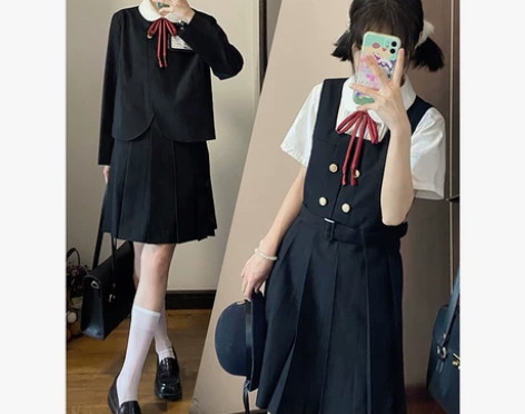 学院风裙 学院风连衣裙东京岁时记原创JK制...