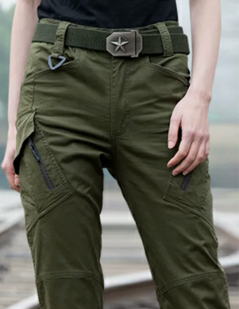 休闲裤女 休闲裤夏季新款工装裤女显瘦高腰秋...