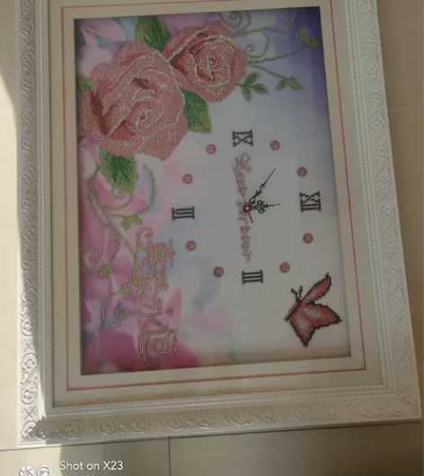 刺绣画一副，全新。带时间的。宽80高64，...