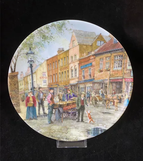 带盘历，英国艺术家析保罗·桑德比《伦敦呐喊...