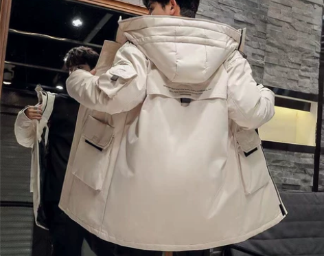 亏本清仓羽绒服男中长款白鸭绒冬季 新男士青...