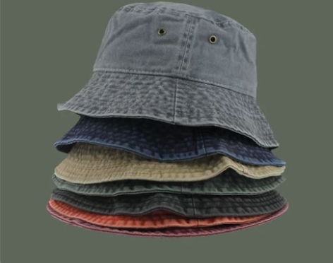 【全新包邮】复古港风水洗牛仔渔夫帽情侣时尚...
