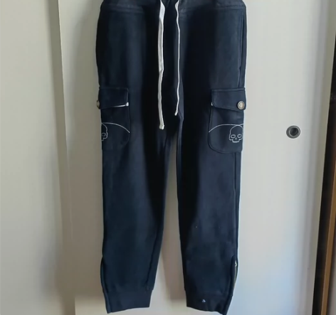 全新正品hydrogen男装秋冬长裤卫裤加...