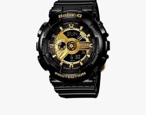 卡西欧G-shock 黑金情侣款baby-...