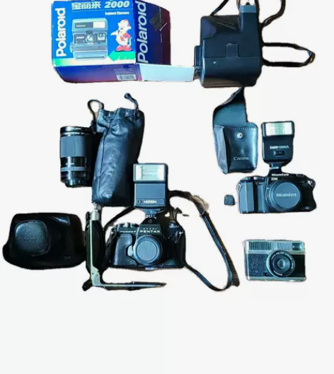 胶片照相机，宾得，玛米亚，拍立得等，都是好...