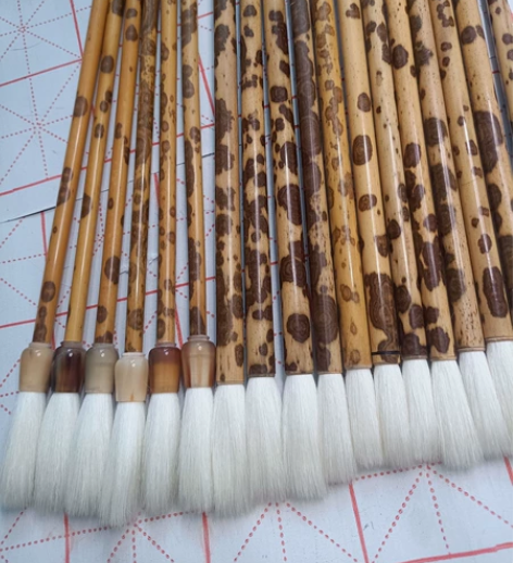 纯毛料香妃竹杆，不添加任何杂毛，细光峰羊毫...