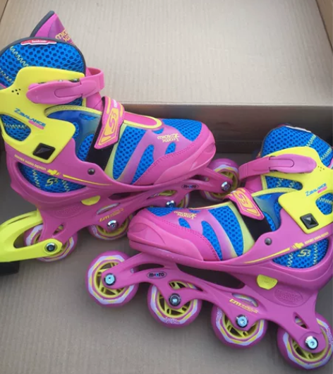 瑞士micro迈古米高儿童溜冰鞋轮滑鞋可调...