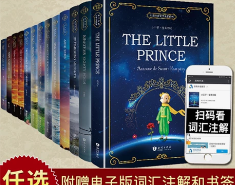 正版全英文原版小说经典原著小王子/傲慢与偏...