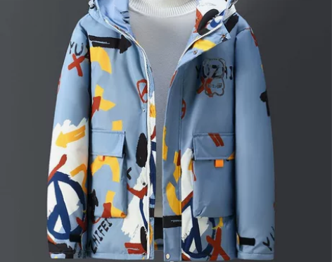 战狼世家冬季羽绒服情侣款连帽白鸭绒潮流短款...