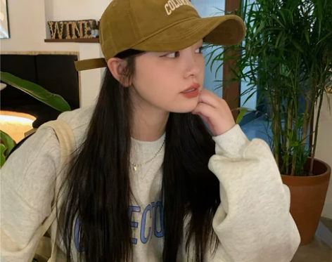 棒球帽韩版百搭休闲女秋季显脸小网红同款软顶...