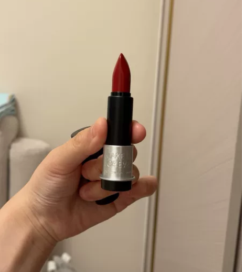 玫珂菲明星挚爱柔润唇膏口红m402 偏红 ...