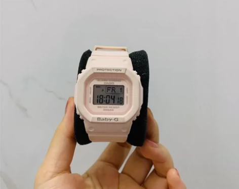 卡西欧樱花小方块运动手表女款 BGD-56...