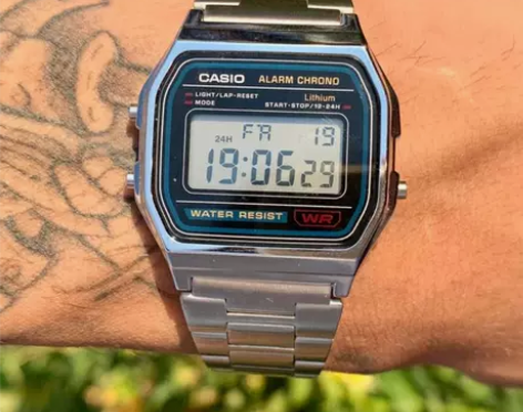 CASIO卡西欧手表男女学生f91w防水方...