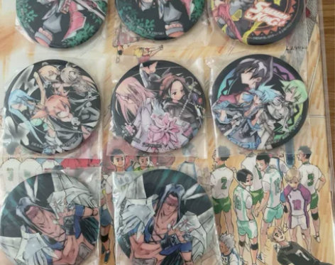 通灵王夜光吧唧 扭蛋吧唧 麻仓叶 叶王 恐...