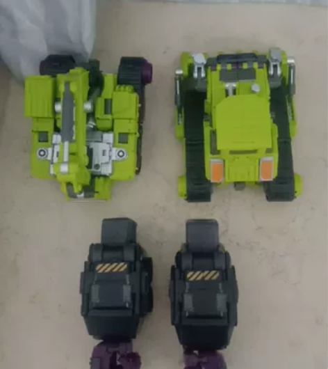 包邮变形金刚金宝大力神a套推土机挖掘机 金...