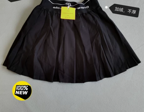 全新 女童 云朵朵 加绒百褶裙130码 里...