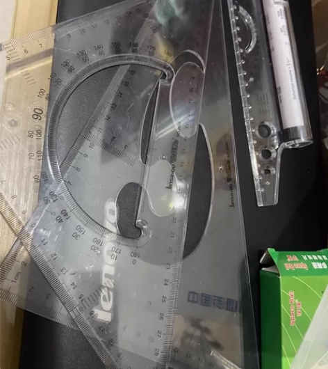 金丝猴三角尺 35厘米 学生文具三角板套装...