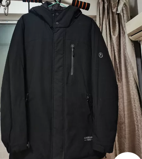 海澜之家男士羽绒服 正品 几乎全新 这件黑...