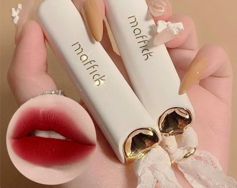 2022爆款蕾丝口红保湿不沾杯不掉色显白丝...