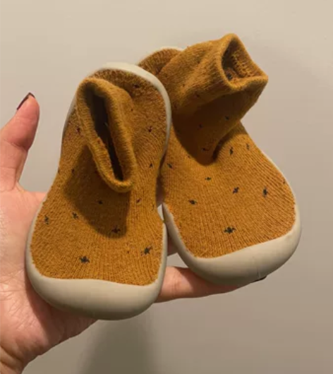 法国针织室内软底鞋 内长14.5-15cm...